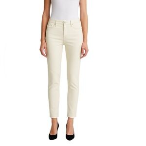 AG Adriano Goldschmied - NWT The Prima Mid-Rise Cigarette Pants Ivory Sz 29R